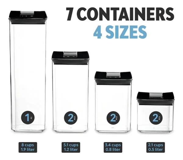 7 contenedores por sizes
