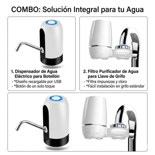 Dispensador de agua con filtro