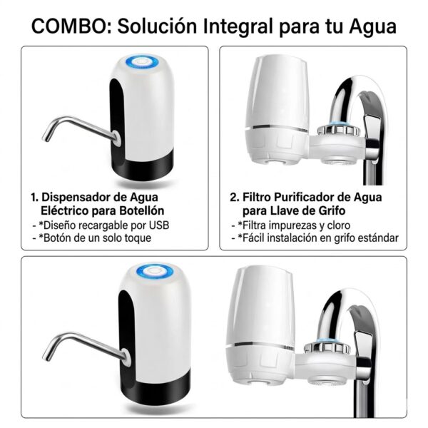 Dispensador de agua con filtro