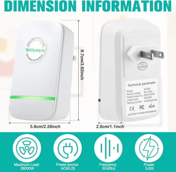 Ahorrador de Energía Eléctrico INTELIGENTE | Reduce Hasta 30% Factura
