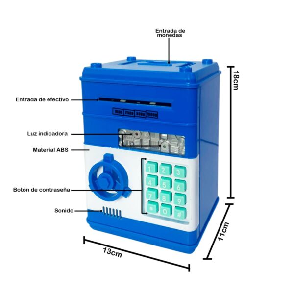 Alcancía Electrónica Caja Fuerte CON CONTRASEÑA | Succiona Billetes