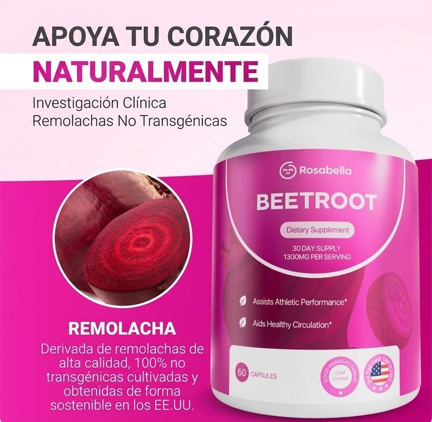 Beetroot remolacha suplemento