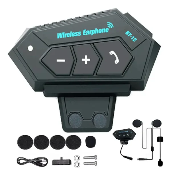 BT12 intercomunicador para casco