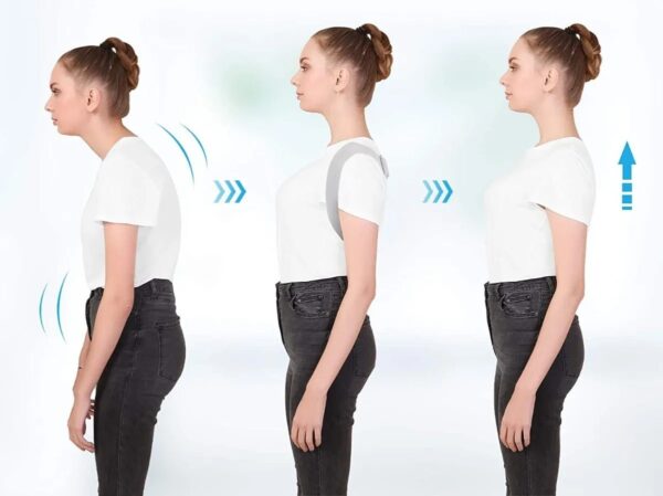 Corrector de Postura con Sensor de vibración para niños y adultos