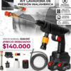 Hidrolavadora Inalámbrica a Batería 48V 464 PSI | Portátil con 2 Baterías