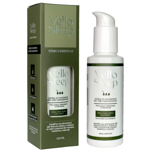 Inhibidor de Vello Permanente Vello Sleep | Indoloro y Natural