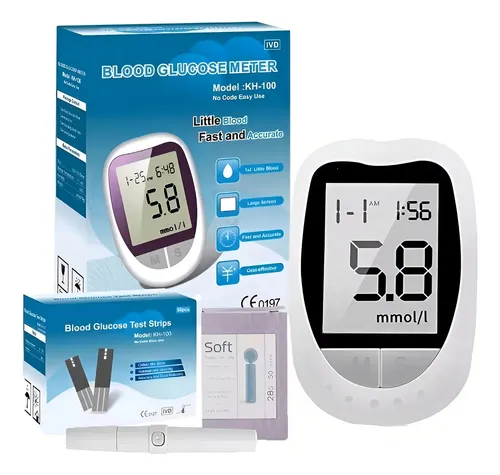 kit glucómetro termómetro