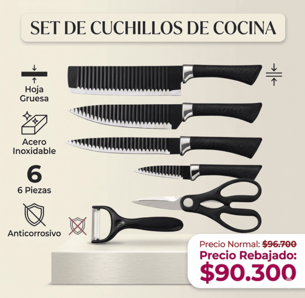 Set de Cuchillos de Cocina