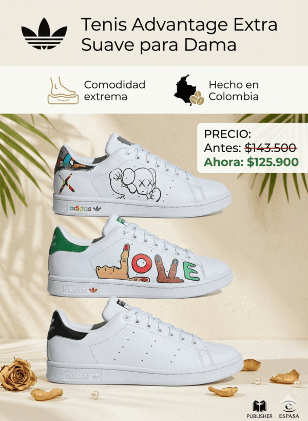 Tenis Advantage Extra Suave A003 — la definición de confort y estilo para tu día a día